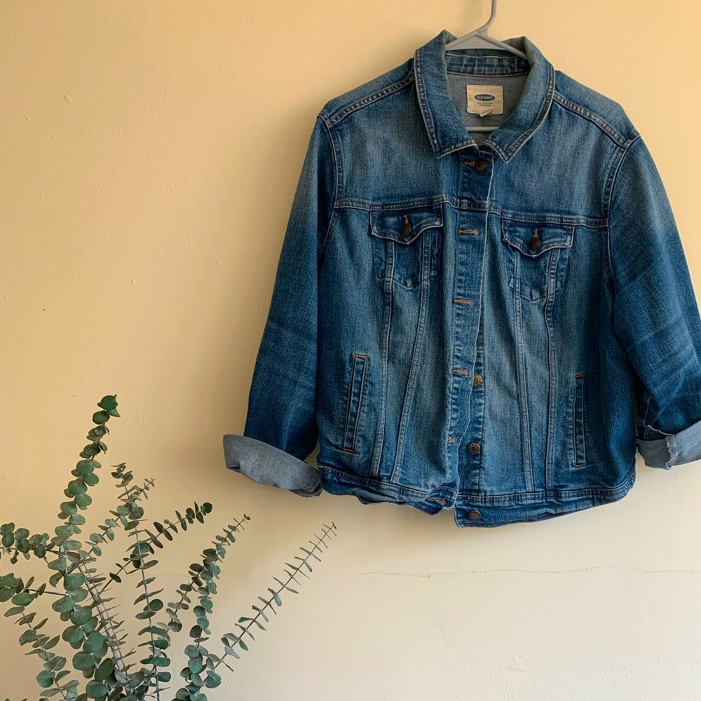 SOLD - Jean Jacket XXL